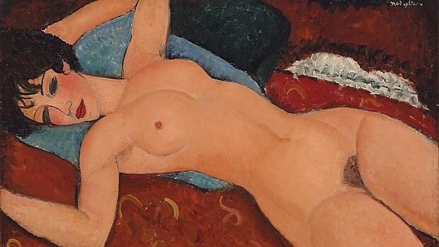 «Desnudo recostado» de Modigliani