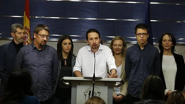 El equipo de Podemos