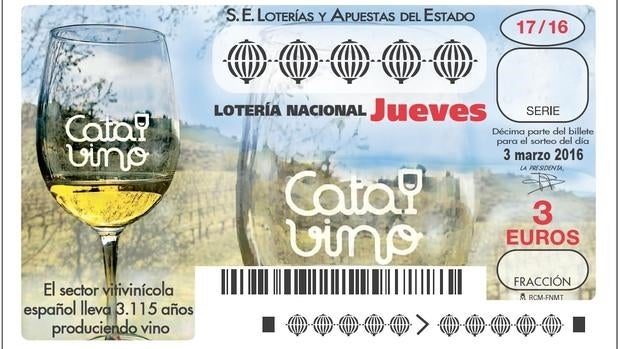 Espaldarazo de Loterías y Apuestas del Estado al sector del vino