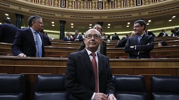 Cristobal Montoro, ministro en funciones de Hacienda y Administraciones Públicas