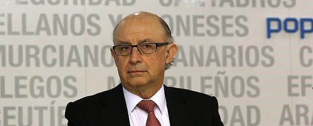 El ministro de Hacienda en funciones, Cristóbal Montoro