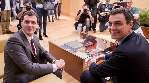 Sánchez afrontará esta semana su investidura con el apoyo de Ciudadanos