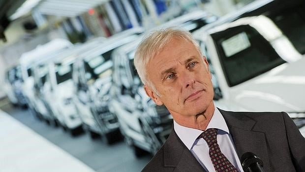 El presidente del grupo Volkswagen, Matthias Müller