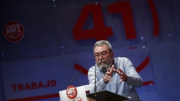 Cándido Méndez, durante el anterior congreso celebrado en 2013