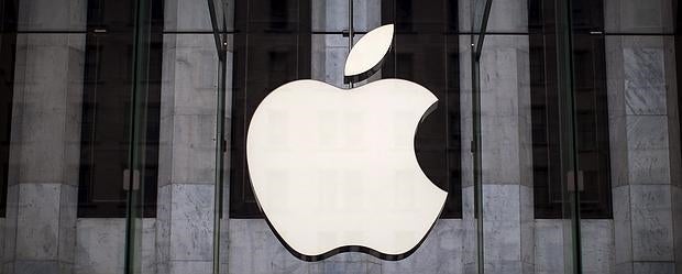 Logo de Apple en Nueva York