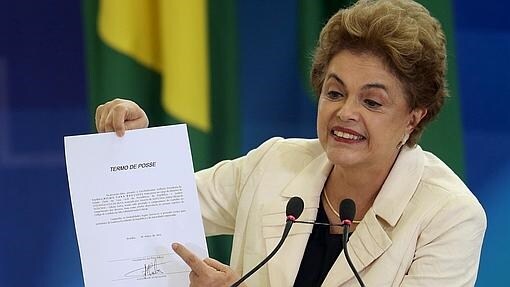 Dilma Roussef, presidenta de Brasil