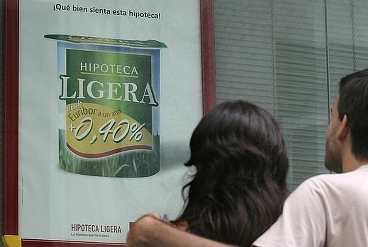 Las hipotecas se contratan a un tipo igual al Euribor más un diferencial a negociar