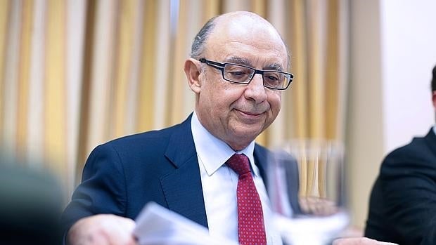 Cristóbal Montoro, ministro de Hacienda en funciones