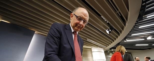 El ministro de Hacienda en funciones, Cristóbal Montoro