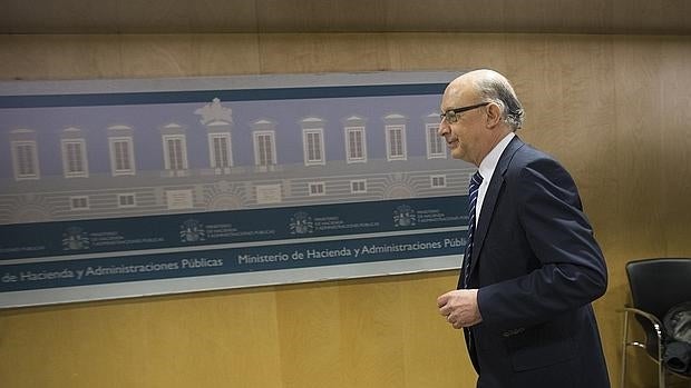 El ministro de Hacienda, Cristobal Montoro