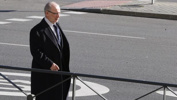 Rodrigo Rato, en los juzgados de Plaza Castilla