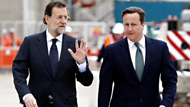 Rajoy y Cameron