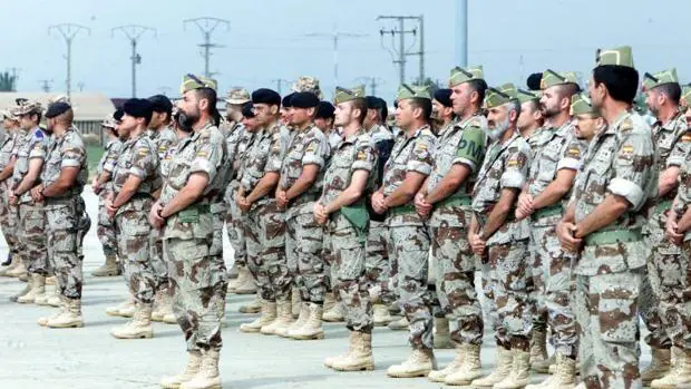 Último contingente de las tropas españolas en Irak