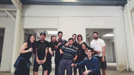 El equipo de «Garage Beer» al completo