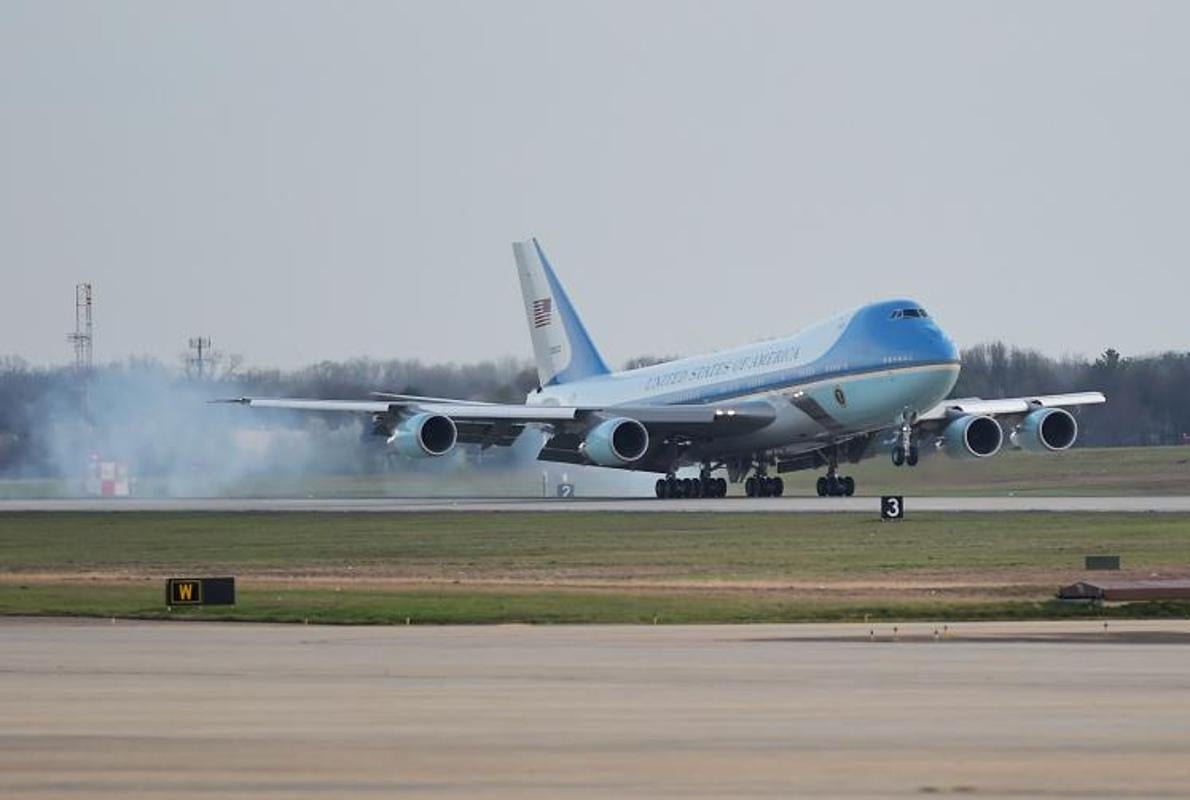 El Air Force One, un avión fabricado por Boeing