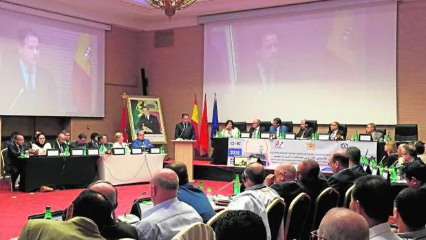 Una imagen de la reunión de la Comisión Mixta Hispano-Marroquí, celebrada la semana pasada en Tánger