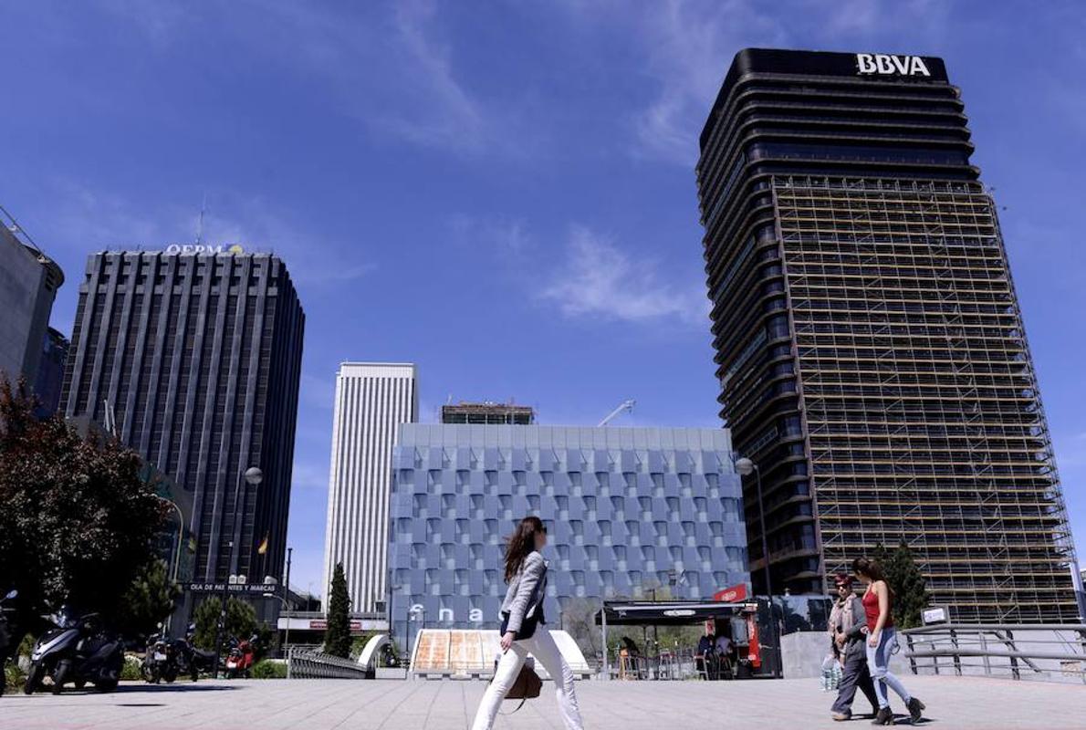 La Torre BBVA en el Paseo de la Castellana