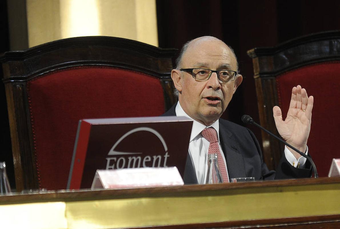 Cristóbal Montoro, ministro de Hacienda en funciones