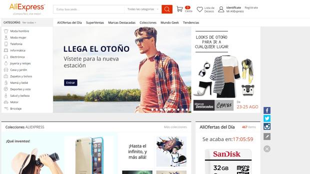 Facua denuncia a AliExpress por violar las garantías legales de venta en España