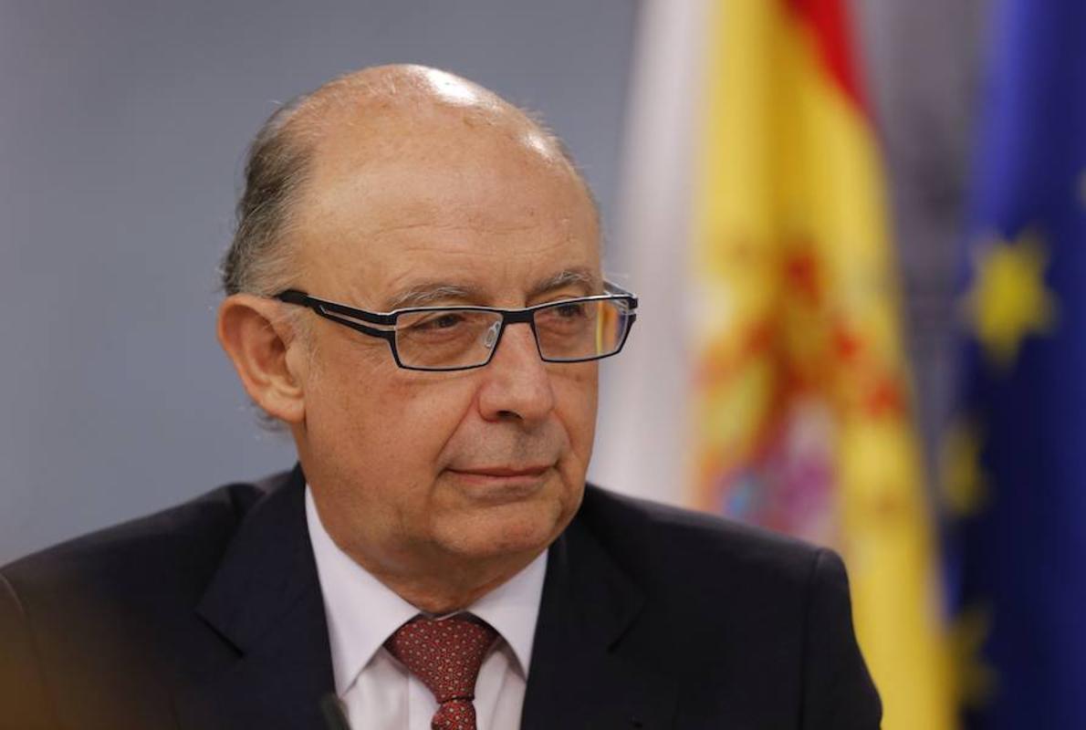 Cristóbal Montoro, ministro de Hacienda en funciones