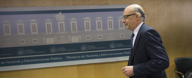 El ministro de Hacienda en funciones, Cristóbal Montoro