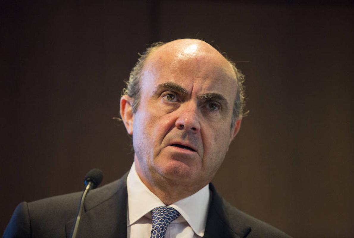 Luis de Guindos, ministro de Economía en funciones