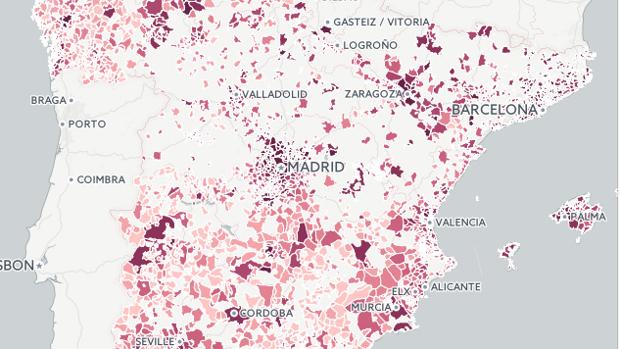 Comprueba y compara la renta media de tu municipio