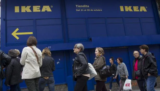 Tienda efímera de Ikea en el centro de Madrid