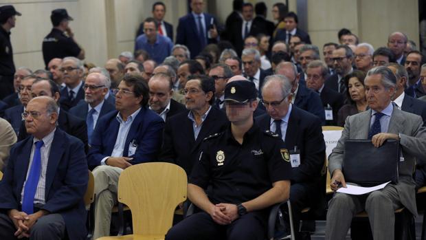 Sesión del juicio contra las tarjetas «black» de Caja Madrid