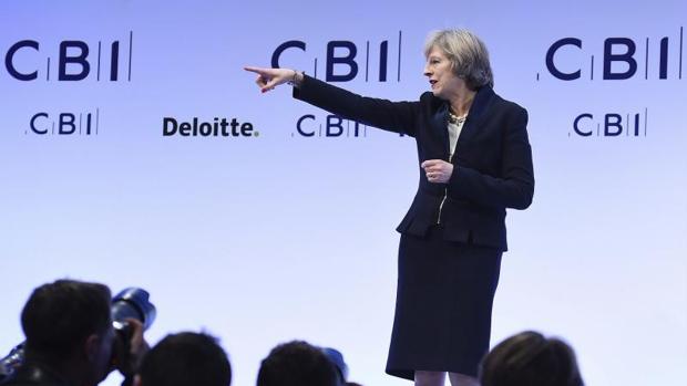 La primera ministra británica, Theresa May