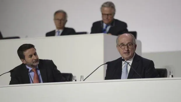 Junta de accionistas de Repsol en mayo de 2016