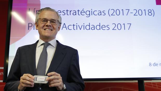 El presidente de la CNMV, Sebastián Albella, ha presentado hoy su Plan de Actividades 2017
