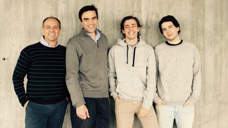 El equipo fundador de esta startup española al completo