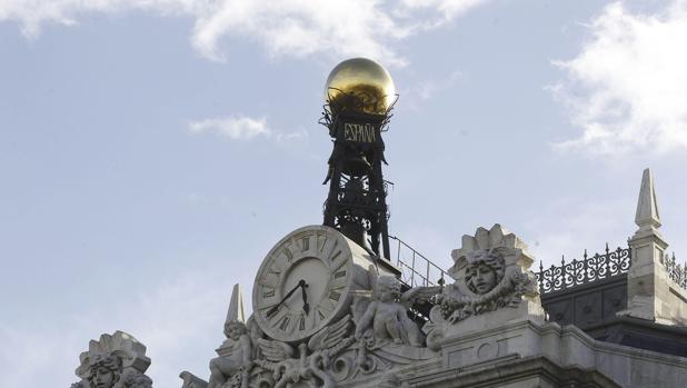 Fachada del Banco de España, en Madrid