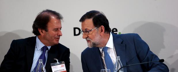 Rajoy y Osborne, esta mañana en Madrid