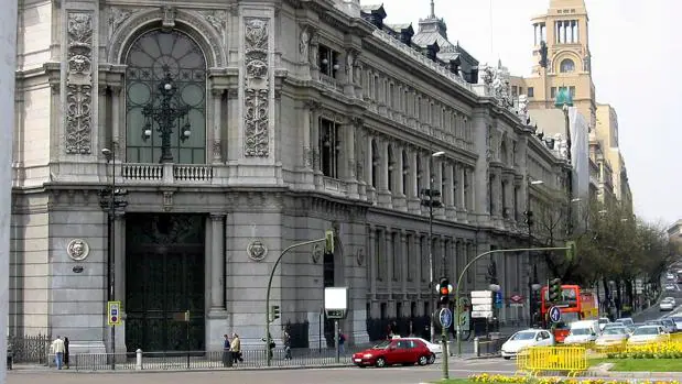 Edificio del Banco de España, en Madrid