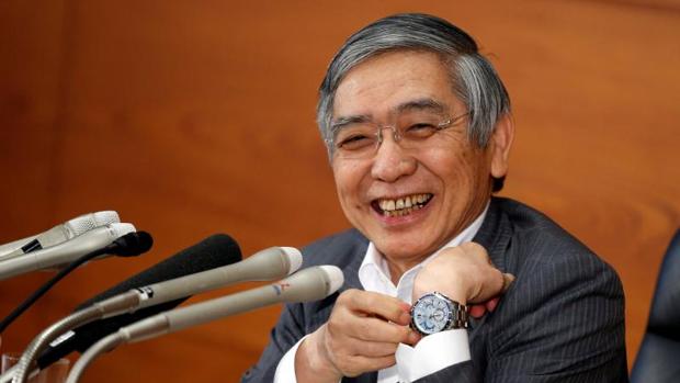 El gobernador del Banco de Japón, Haruhiko Kuroda
