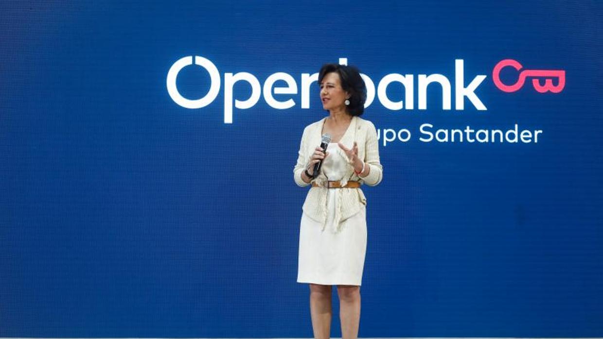 Ana Botín durante la presentación del nuevo Openbank