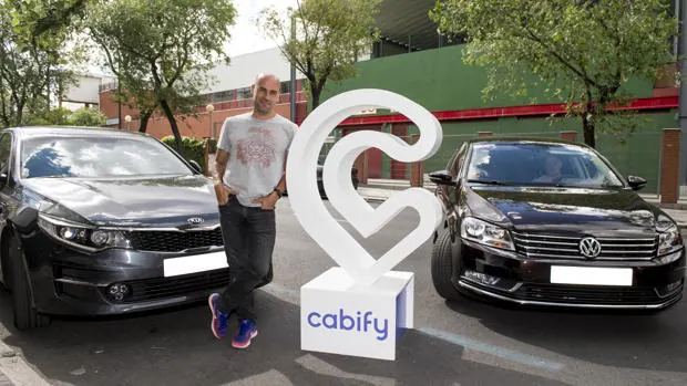 Mariano Silveyra, director general de Cabify España, durante la entrevista con ABC
