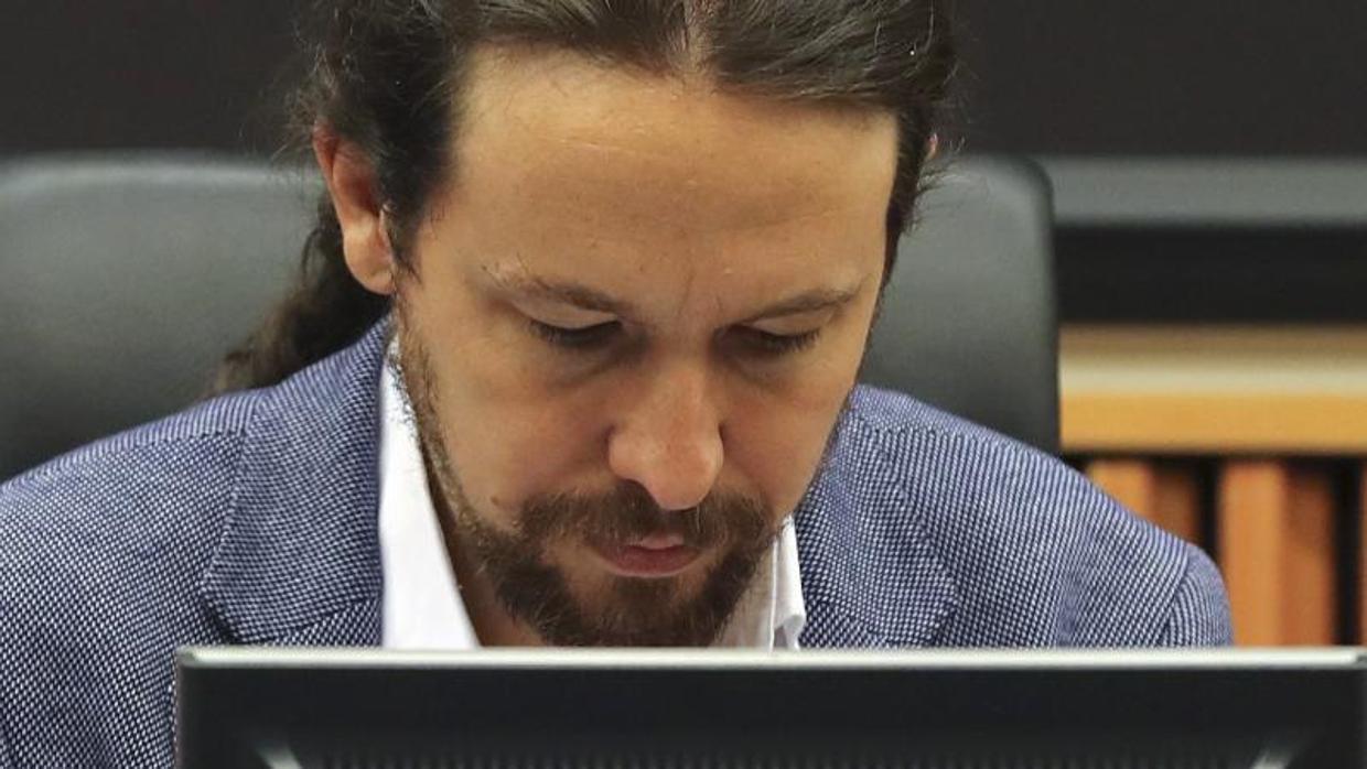 El secretario general de Podemos, Pablo Iglesias