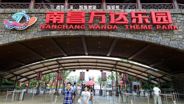 Una imagen del Wanda Theme Park de la localidad de Nanchang