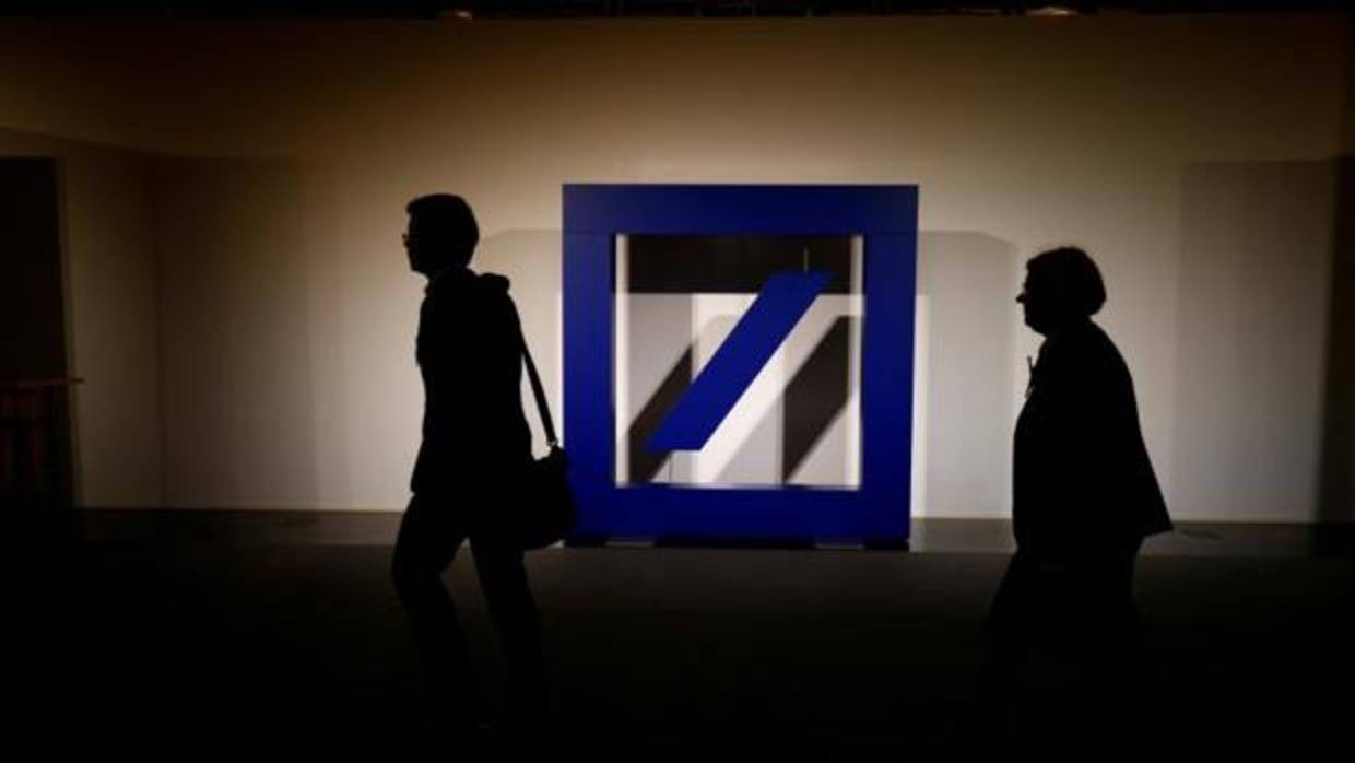 Logo de Deutsche Bank en Frankfurt