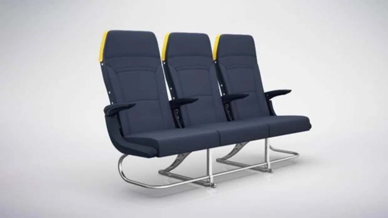 Imagen de la configuración de los nuevos asientos de la compañía de bajo coste irlandesa