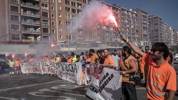 Las horas perdidas por huelga suben un 67,5% hasta julio por los paros en el sector transporte