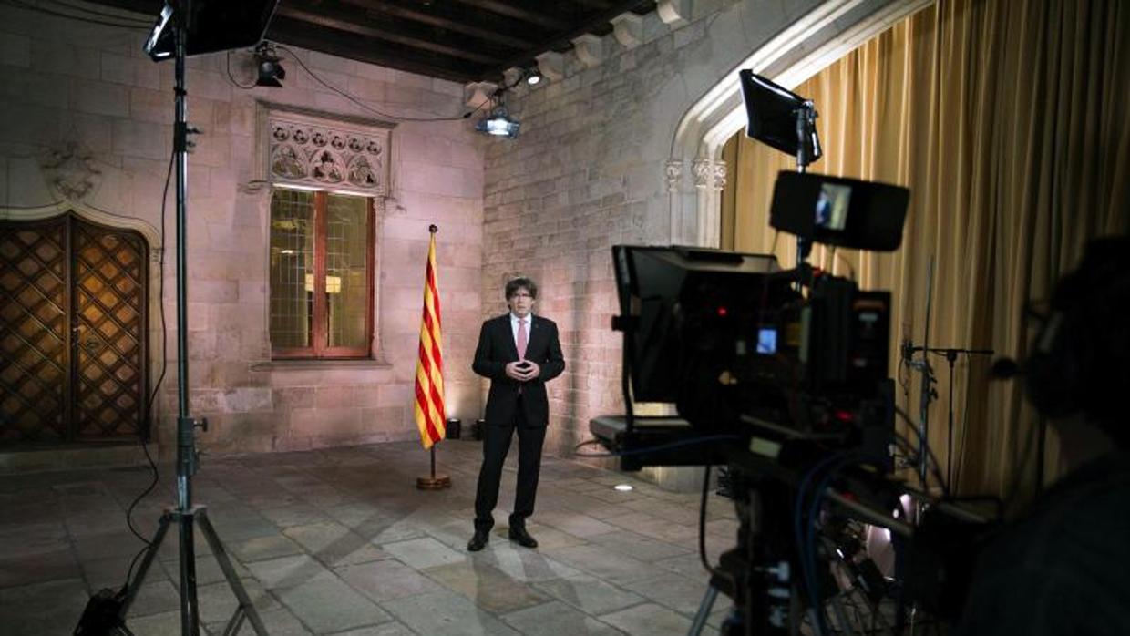 El presidente de la Generalitat de Cataluña, Carles Puigdemont