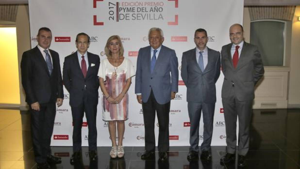 Javier luque, José J. Perez Tabernero, Isabel Cruadado, Francisco Herrero, Cristian Luque y Justiniano Cortés