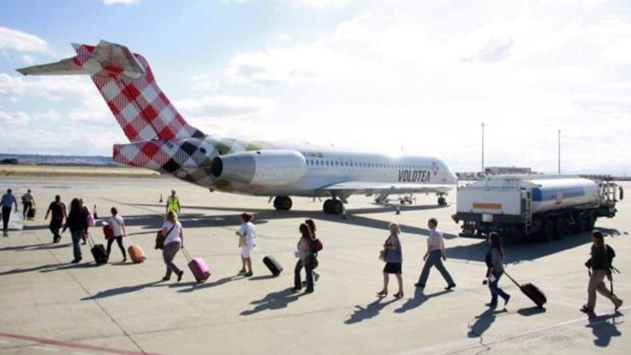 La aerolínea Volotea realizó su primer vuelo el 13 de junio de 2012