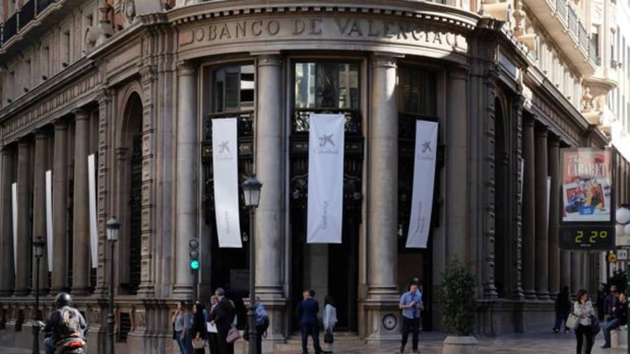 Nueva sede de Caixabank, en Valencia