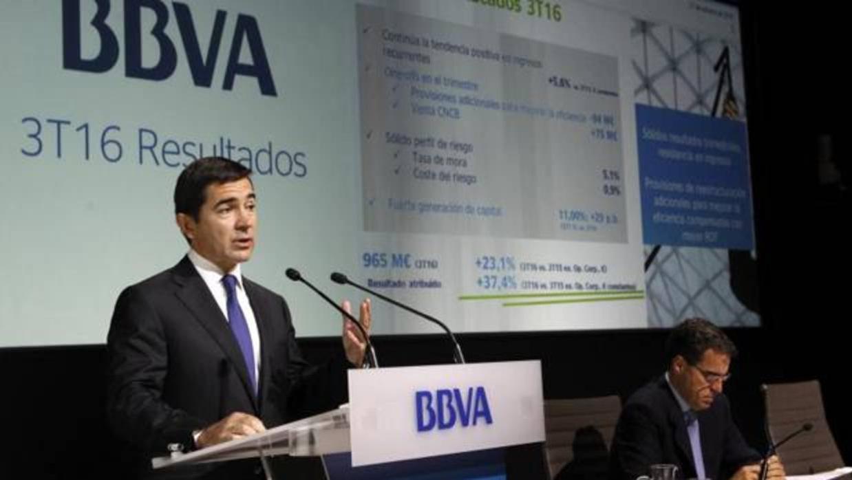 El consejero delegado del BBVA, Carlos Torres,