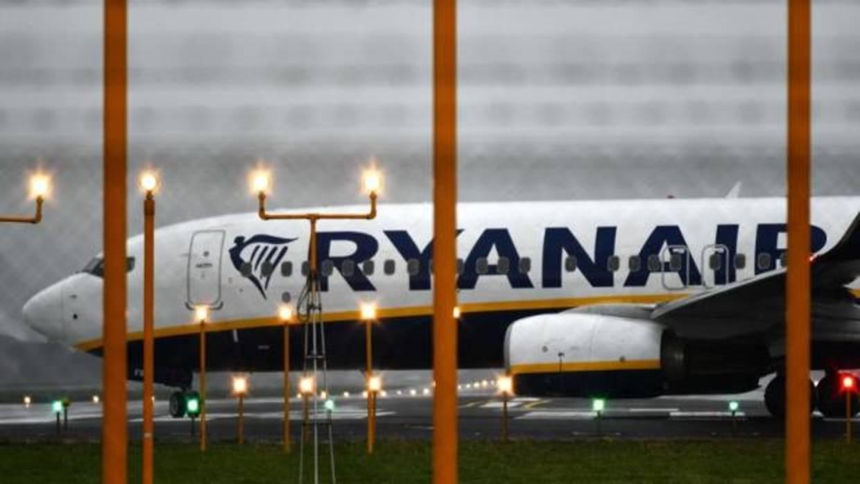 Avión de Ryanair